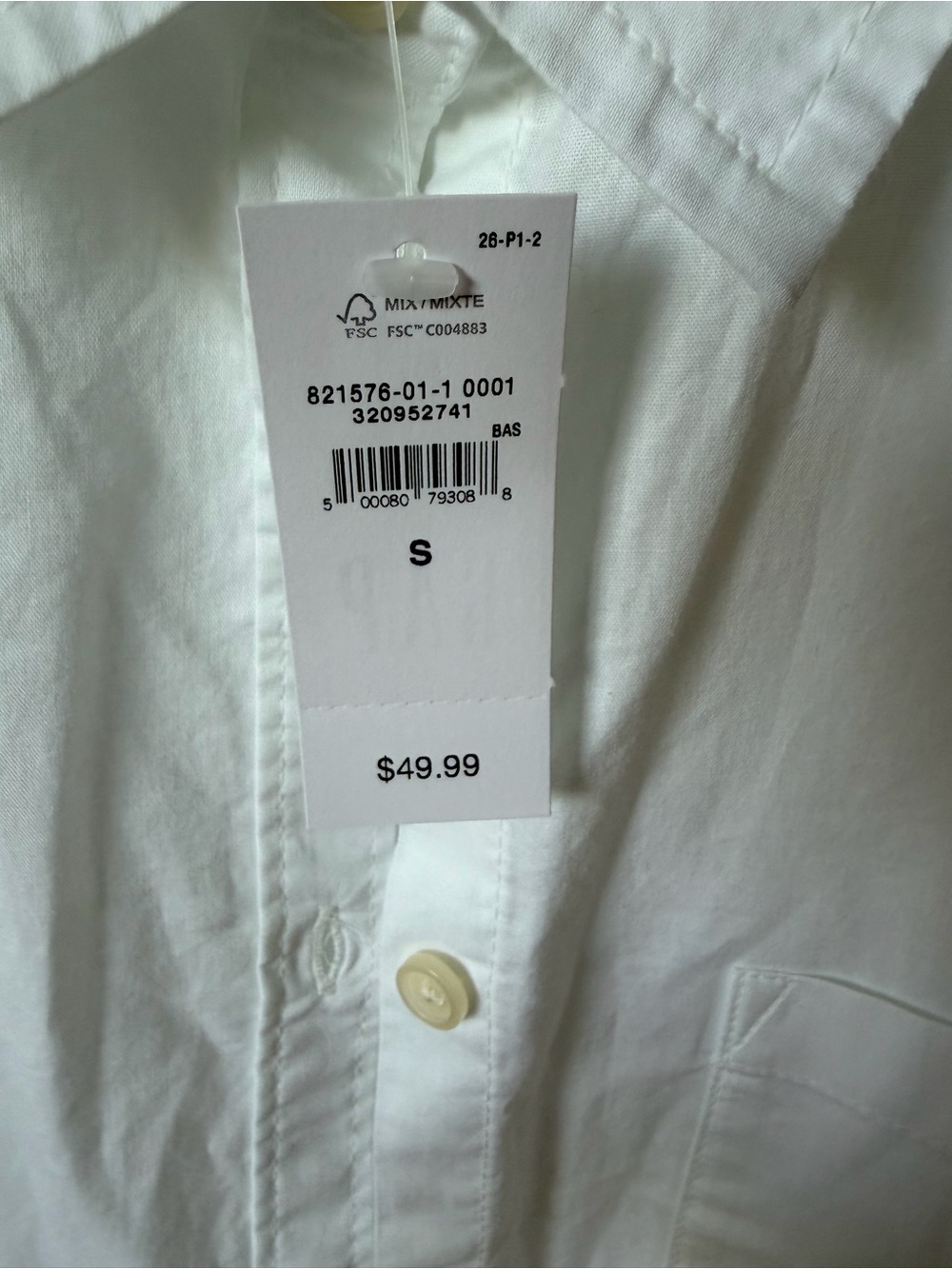 Gap Classic White Shirt - Picture 4 of 4